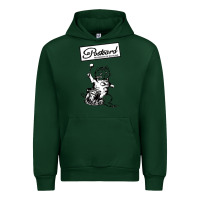 Forest Green retro man postcard records Urban Hoodie - tuanDangUi