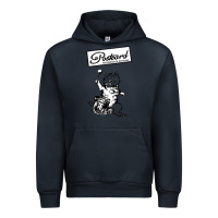 Navy retro man postcard records Urban Hoodie - tuanDangUi