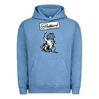 Pigment Pebble Blue retro man postcard records Urban Hoodie - tuanDangUi