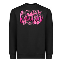 Black Faith Breast Cancer Heavyweight Sweatshirt - FaDigitalArtStudio