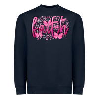 Navy Faith Breast Cancer Heavyweight Sweatshirt - FaDigitalArtStudio