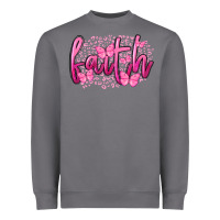 Storm Faith Breast Cancer Heavyweight Sweatshirt - FaDigitalArtStudio