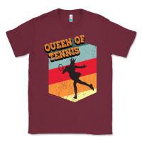 Burgundy Queen Of Tennis Classic Tee - Bettercallsaul