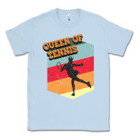 Dusty Blue Queen Of Tennis Classic Tee - Bettercallsaul