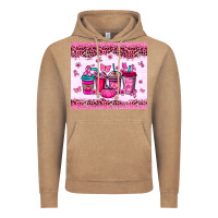 Vintage Coffee Breast Cancer coffee cups Vintage Hoodie - NancyCooperArtShop