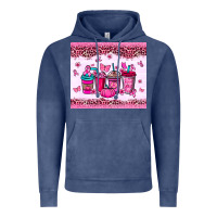 Vintage Denim Breast Cancer coffee cups Vintage Hoodie - NancyCooperArtShop