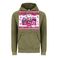Vintage Olive Breast Cancer coffee cups Vintage Hoodie - NancyCooperArtShop