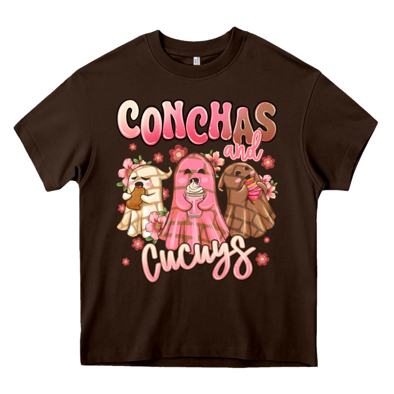 Conchas And Cucuys Mexican Desert Ghosts Heavy Core Tee by MaliasSmallBusiness | Teevron
