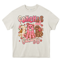 Cream conchas and cucuys mexican desert ghosts Heavy Core Tee - MaliasSmallBusiness