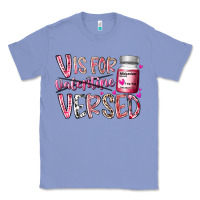 Colony Blue v is for valentine versed Classic Tee - RacoonDesign