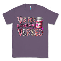 Lavender v is for valentine versed Classic Tee - RacoonDesign