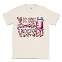 Natural v is for valentine versed Classic Tee - RacoonDesign