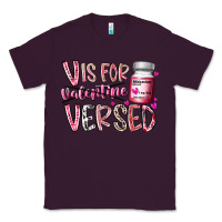 Plum v is for valentine versed Classic Tee - RacoonDesign