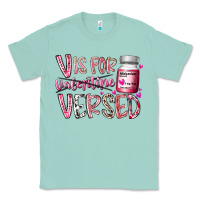 Seafoam v is for valentine versed Classic Tee - RacoonDesign