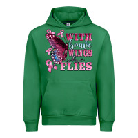 Emerald with brave wings she flies Urban Hoodie - BarkalooDesign