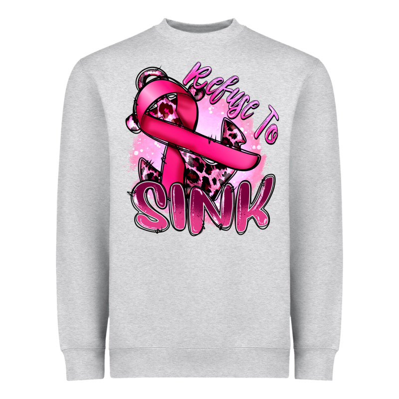 Refuse To Sink Cancer Heavyweight Sweatshirt by FaDigitalArtStudio | Teevron