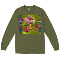 Army Green inhale the good shit exhale the bad bullshit Long Sleeve Tee - TumblerDesignByShophia