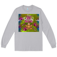 Moon Dust inhale the good shit exhale the bad bullshit Long Sleeve Tee - TumblerDesignByShophia