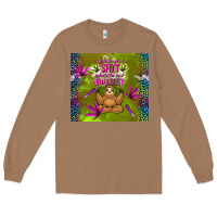 Toasted Coconut inhale the good shit exhale the bad bullshit Long Sleeve Tee - TumblerDesignByShophia