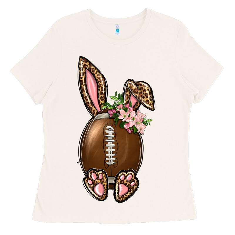 American Football Easter Bunny Ladies Tee by BundleAndBundleShop | Teevron