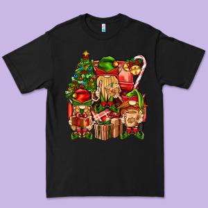 Christmas Elf Truck Premium Tee Designed By Bundleandbundleshop