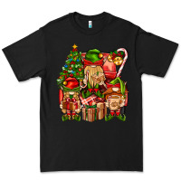 Black Christmas Elf Truck Premium Tee - BundleAndBundleShop
