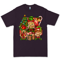 Plum Christmas Elf Truck Premium Tee - BundleAndBundleShop