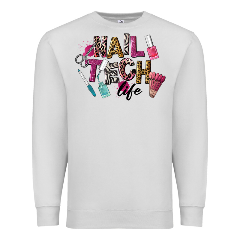Nail Tech Life Premium Sweatshirt by LillyAllenDesigns | Teevron