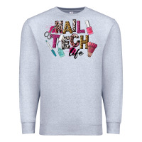 Heather Grey Nail Tech Life Premium Sweatshirt - LillyAllenDesigns