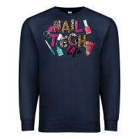 Navy Nail Tech Life Premium Sweatshirt - LillyAllenDesigns