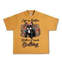Peanut Butter life is better with a french bulldog Urban Heavy Tee - JahusDesignShop