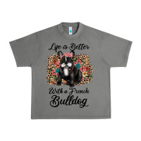 Tornado life is better with a french bulldog Urban Heavy Tee - JahusDesignShop