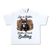 White life is better with a french bulldog Urban Heavy Tee - JahusDesignShop