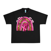 Black breast cancer rainbow Urban Heavy Tee - NancyCooperArtShop