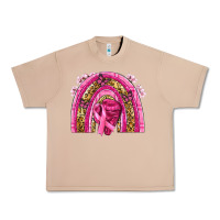 Burro breast cancer rainbow Urban Heavy Tee - NancyCooperArtShop