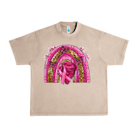 French Oak breast cancer rainbow Urban Heavy Tee - NancyCooperArtShop