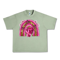 Oil Green breast cancer rainbow Urban Heavy Tee - NancyCooperArtShop
