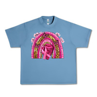Pebble Blue breast cancer rainbow Urban Heavy Tee - NancyCooperArtShop
