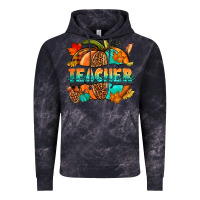Cloud Black Teacher pumpkin Vintage Hoodie - NancyCooperArtShop