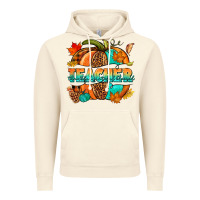 Vintage Artic Teacher pumpkin Vintage Hoodie - NancyCooperArtShop