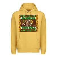 Antique Gold american football with sunflower tumbler Premium Hoodie - BundleAndBundleShop