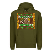 Army Green american football with sunflower tumbler Premium Hoodie - BundleAndBundleShop