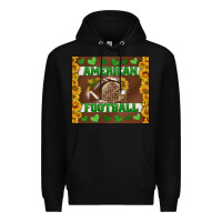 Black american football with sunflower tumbler Premium Hoodie - BundleAndBundleShop