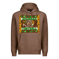 American Football With Sunflower Tumbler Premium Hoodie | Teevron