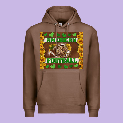 American Football With Sunflower Tumbler Premium Hoodie Designed By Bundleandbundleshop