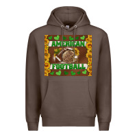Coffee american football with sunflower tumbler Premium Hoodie - BundleAndBundleShop