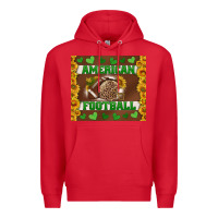 Red american football with sunflower tumbler Premium Hoodie - BundleAndBundleShop