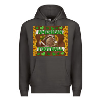 Smoke american football with sunflower tumbler Premium Hoodie - BundleAndBundleShop