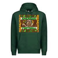 Sports Green american football with sunflower tumbler Premium Hoodie - BundleAndBundleShop