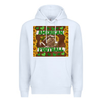 White american football with sunflower tumbler Premium Hoodie - BundleAndBundleShop